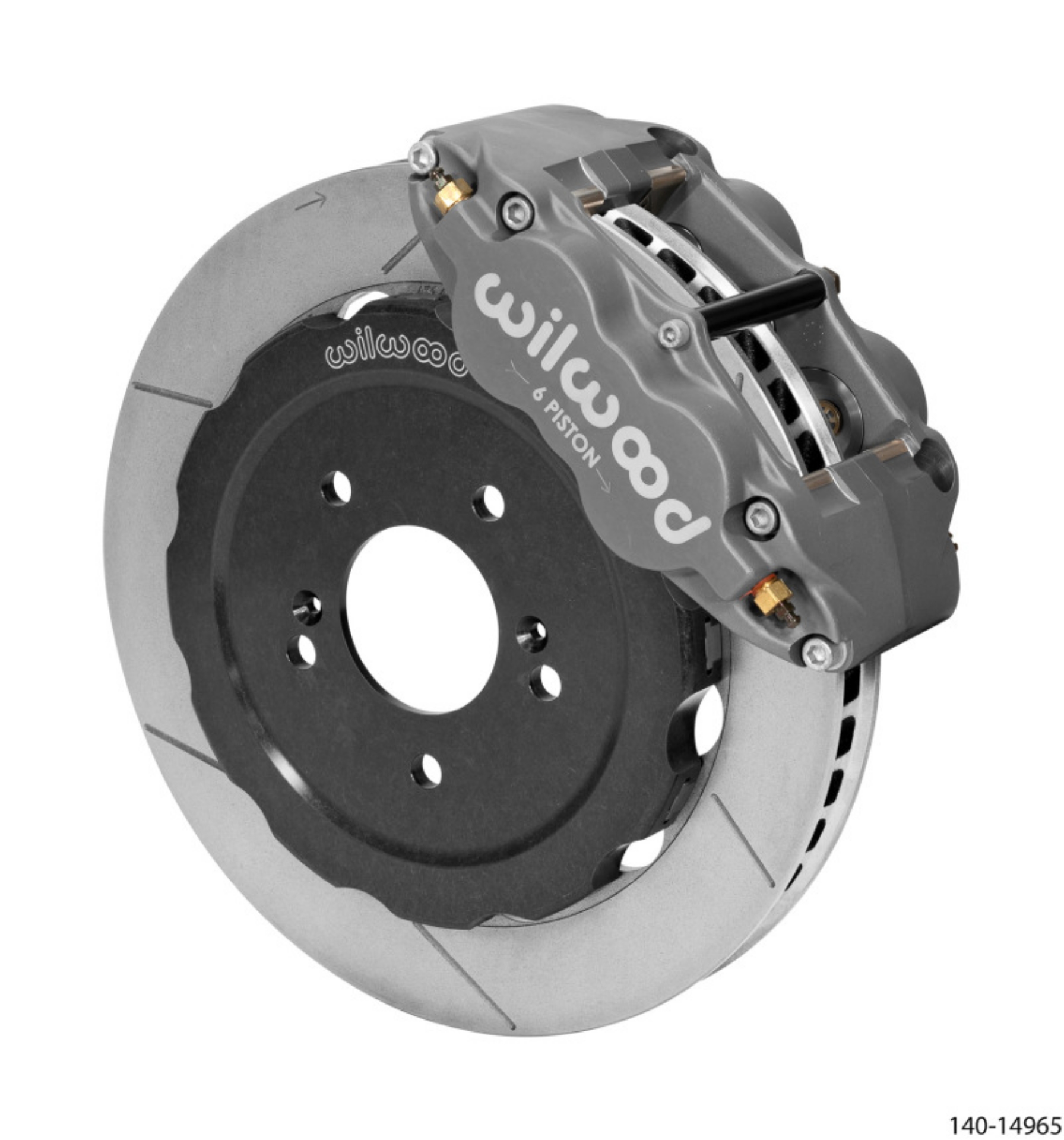 Picture of Wilwood Forged Superlite 6R Front Brake Kit Race 12-88in GT Slotted Rotor Honda S2000 w- Lines