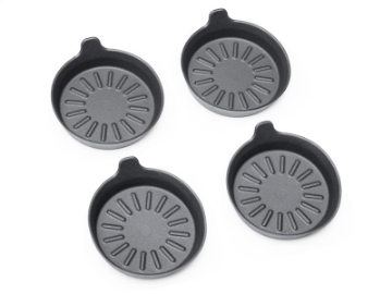 Picture of WeatherTech Car Coasters Set of 4 Black - 2 Small 2 Large