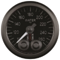 Picture of Autometer Stack Pro Control 52mm 100-260 deg F Water Temp Gauge - Black 1-8in NPTF Male
