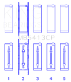 Picture of King Engine Bearings Opel LNF-LSJ-L42-61-Z22SE Crankshaft Main Bearing Set Set of 5