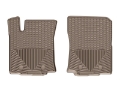 Picture of WeatherTech 2018+ Toyota Tacoma Front Rubber Mats - Tan