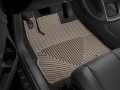 Picture of WeatherTech 2018+ Toyota Tacoma Front Rubber Mats - Tan