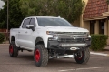 Picture of Addictive Desert Designs 2019 Chevrolet Silverado 1500 SF Front Bumper w- Winch Mount&Sensor Cutout