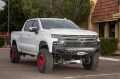 Picture of Addictive Desert Designs 2019 Chevrolet Silverado 1500 SF Front Bumper w- Winch Mount&Sensor Cutout