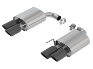 Picture of Borla 18-19 Ford Mustang GT 5-0L 2-5in S-Type Exhaust w-o Valves Rear Section Only - Black Chrome