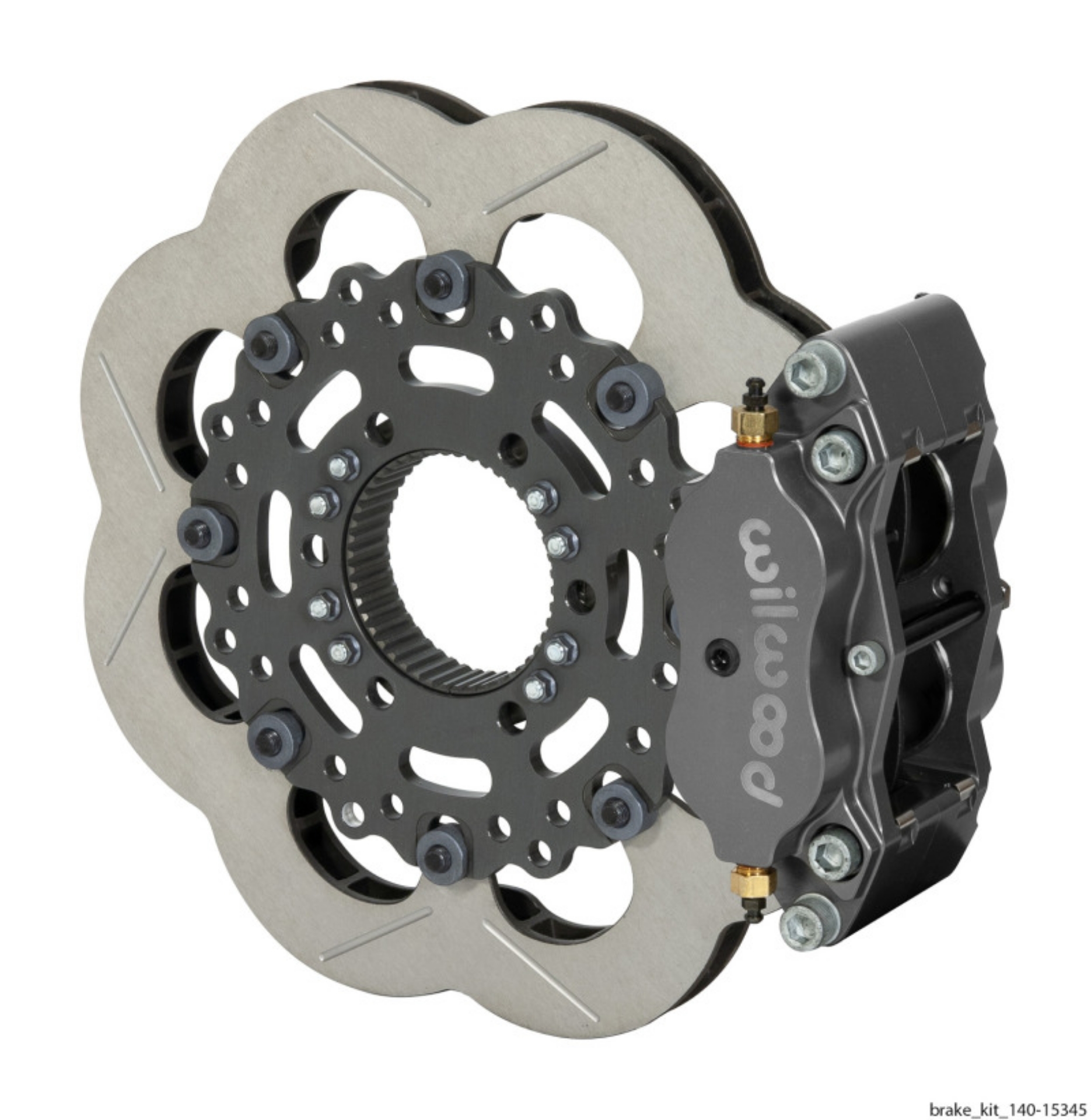 Picture of Wilwood Billet Narrow Dynalite Radial Mount Rear Inboard Sprint Kit 11-75in SuperAlloy Vented Rotor
