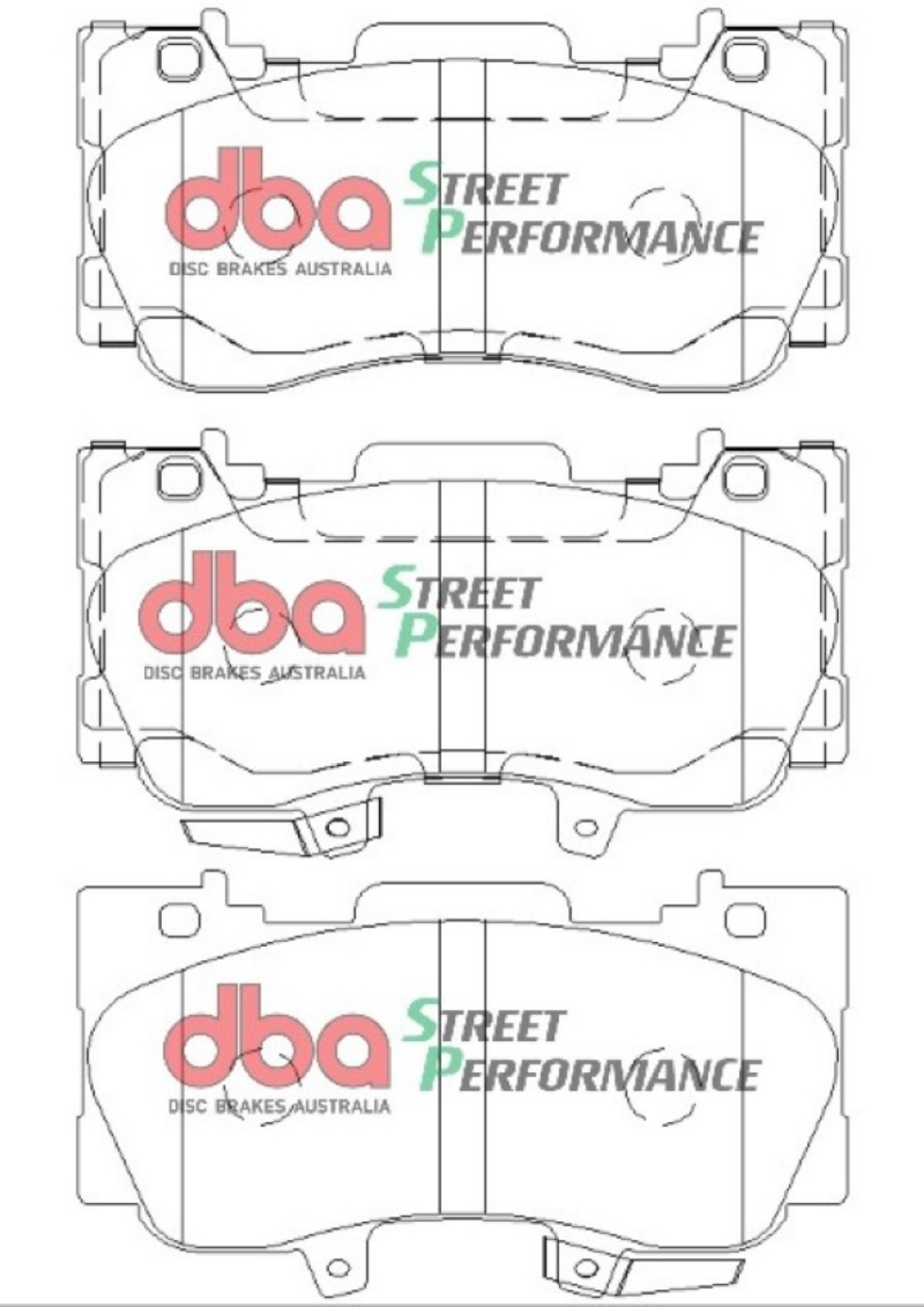 Picture of DBA 08-14-06-18 Ford Mustang 2-3 Ecoboost SP500 Brake Pads