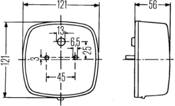 Picture of Hella 2578 Stop - Turn - Tail - License Plate Lamp