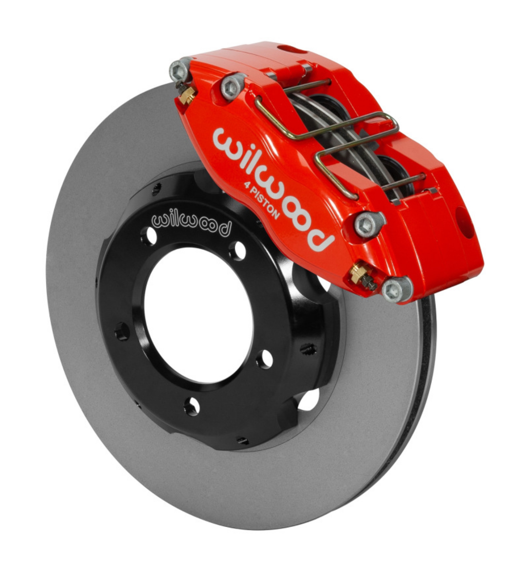 Picture of Wilwood Dynapro Radial Front Kit 11in Rotors Red 61-67 Jaguar XKE w- Lines