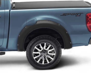 Picture of Bushwacker 2019 Ford Ranger Pocket Style Flares 2pc SuperCab 72in Bed - Black