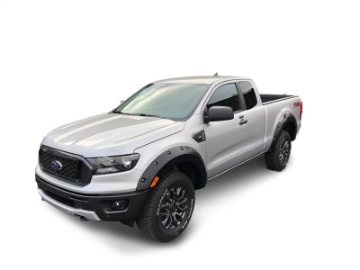 Picture of Bushwacker 2019 Ford Ranger Pocket Style Flares 4pc SuperCrew 60in Bed - Black