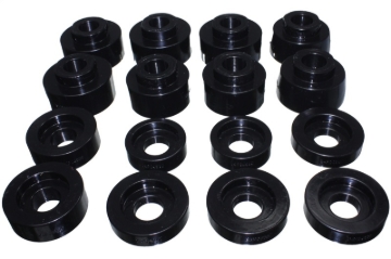 Picture of Energy Suspension 08-16 Ford F-250-F-350-F-450-F-550 Super Duty Crew Cab Black Body Mount Set