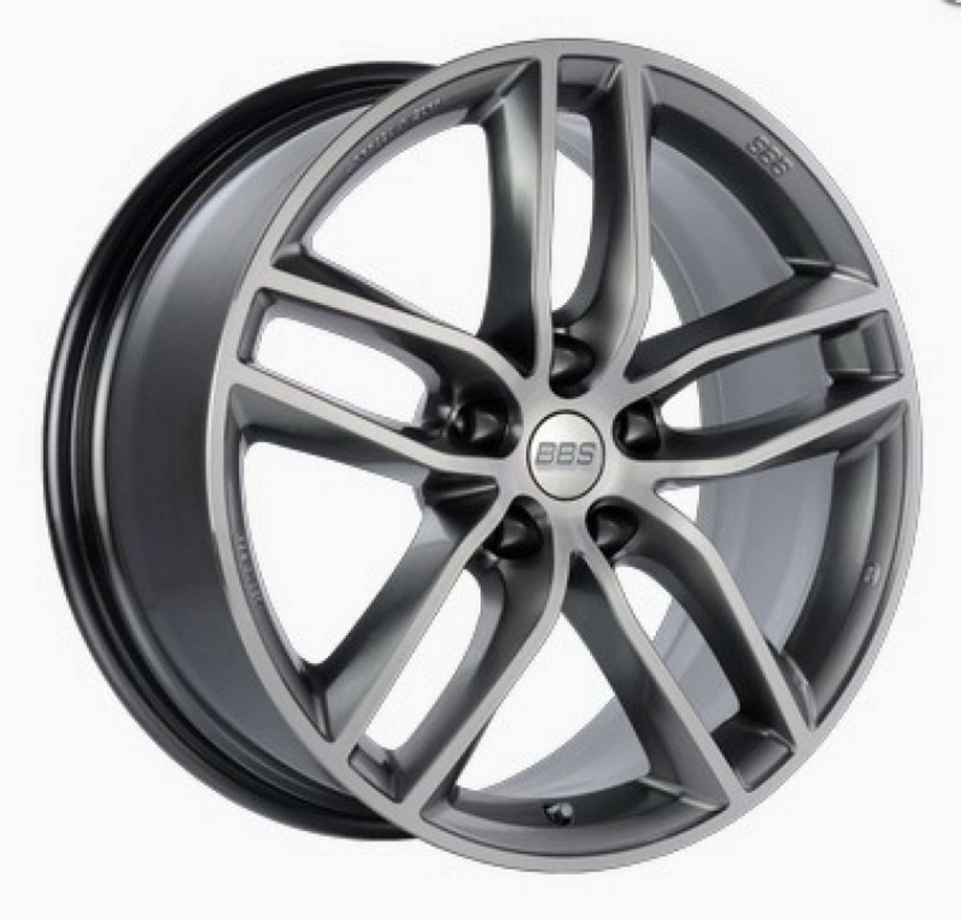 Picture of BBS SX 19x8-5 5x120 ET32 Gloss Platinum Diamond Cut Face Wheel -82mm PFS-Clip Required