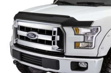 Picture of AVS 2019 Ford Ranger Aeroskin II Textured Low Profile Hood Shield - Black