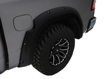 Picture of Bushwacker 19-22 Ram 1500 Excl- Rebel-TRX 76-3 & 67-4in Bed Pocket Style Flares 4pc Set - Black