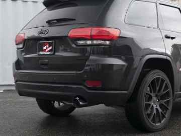 Picture of aFe Large Bore HD 3in 304 SS Cat-Back Exhaust w- Black Tips 14-19 Jeep Grand Cherokee WK2 V6-3-6L