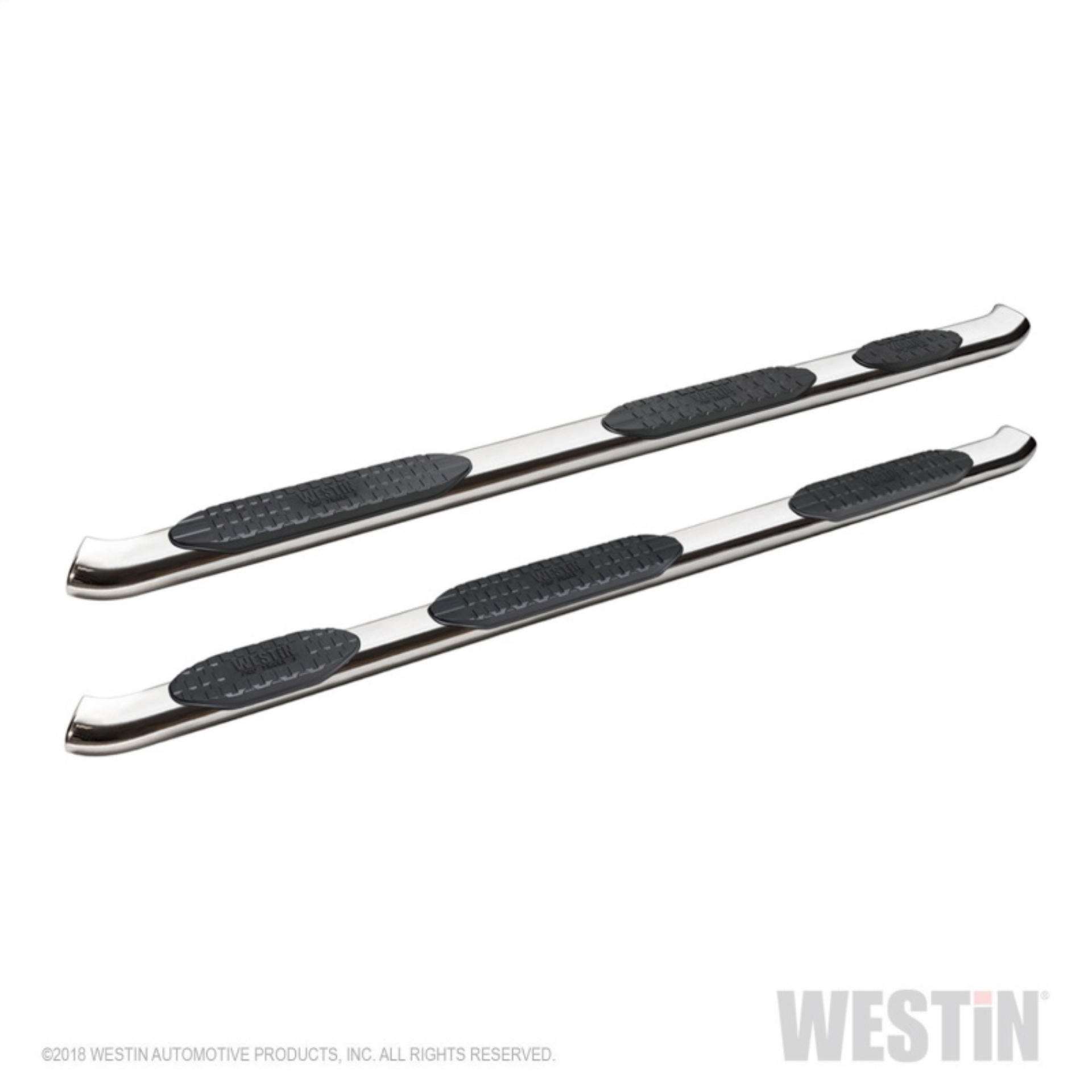 Picture of Westin 2019 Ram 1500 Crew Cab PRO TRAXX 5 W2W Oval Nerf Step Bars - Stainless Steel