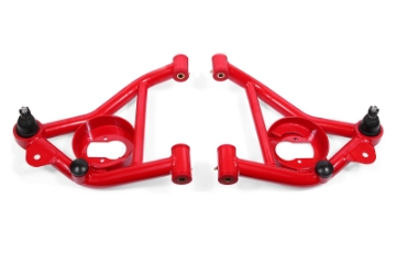 Picture of BMR 82-82 3rd Gen F-Body Non-Adj- Lower A-Arms w- Spring Pocket Polyurethane - Red