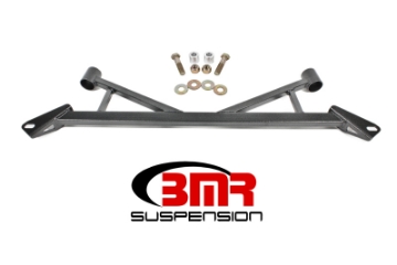 Picture of BMR 15-17 S550 Mustang Front 4-Point Subframe Chassis Brace - Black Hammertone