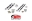 Picture of BMR 08-17 Challenger Front and Rear Sway Bar End Link Kit - Black