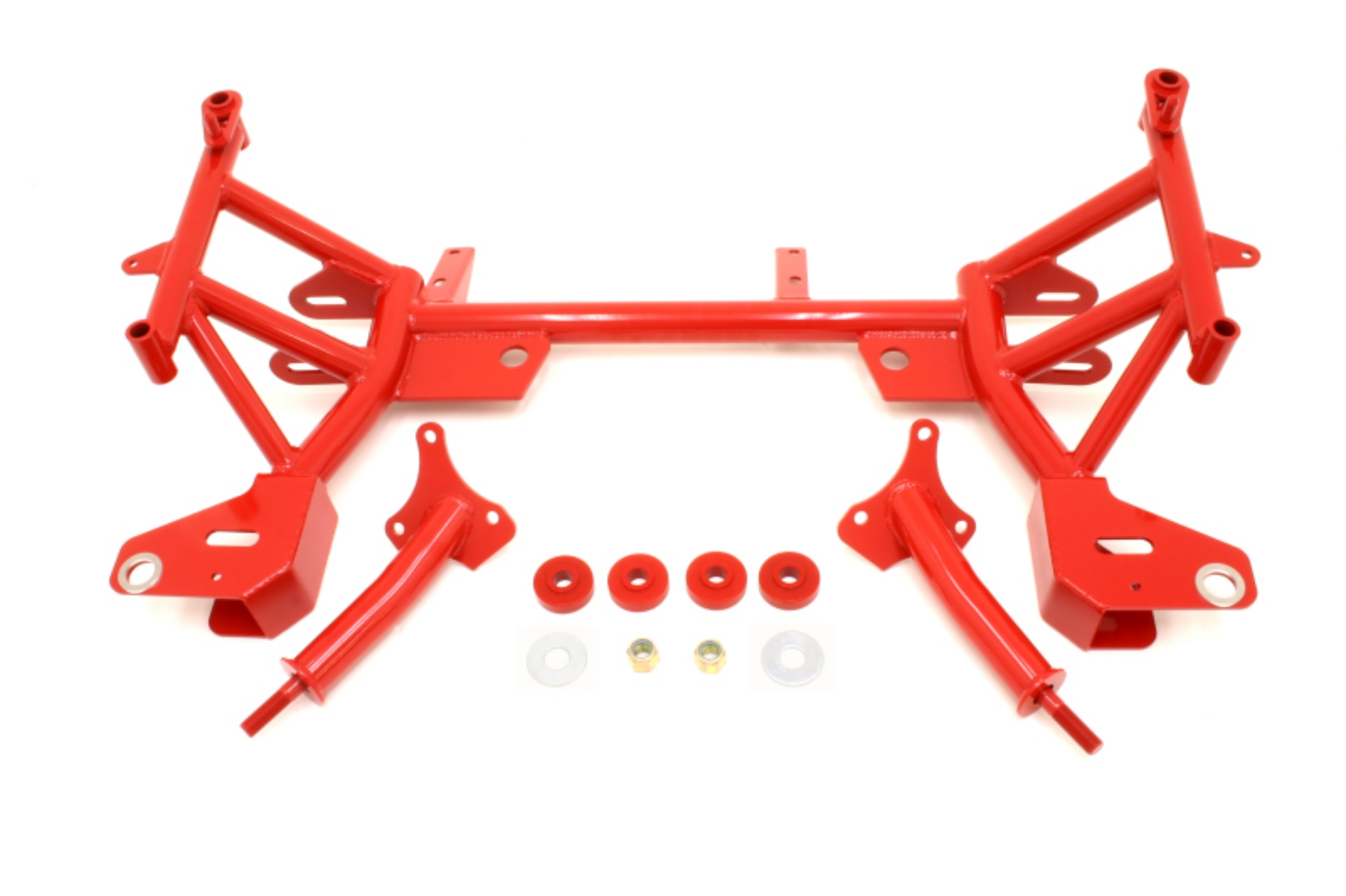 Picture of BMR 93-02 F-Body K-Member w- SBC-BBC Motor Mounts and Pinto Rack Mounts - Red