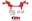 Picture of BMR 82-92 3rd Gen F-Body K-Member w- SBC-BBC Motor Mounts and Pinto Rack Mounts - Red