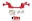Picture of BMR 82-82 3rd Gen F-Body K-Member w- SBC-BBC Motor Mounts and STD- Rack Mounts - Red