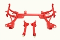 Picture of BMR 93-02 F-Body K-Member w- Turbo SBC-BBC Motor Mounts and STD- Rack Mounts - Red