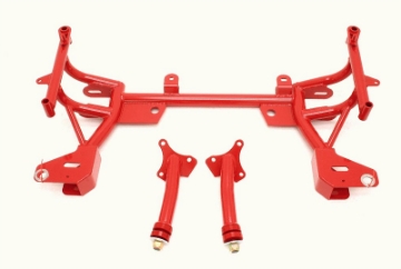 Picture of BMR 93-02 F-Body K-Member w- Turbo SBC-BBC Motor Mounts and STD- Rack Mounts - Red