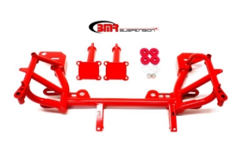 Picture of BMR 93-02 F-Body K-Member w- Low Mount Turbo LS1 Motor Mounts and Pinto Mounts - Red