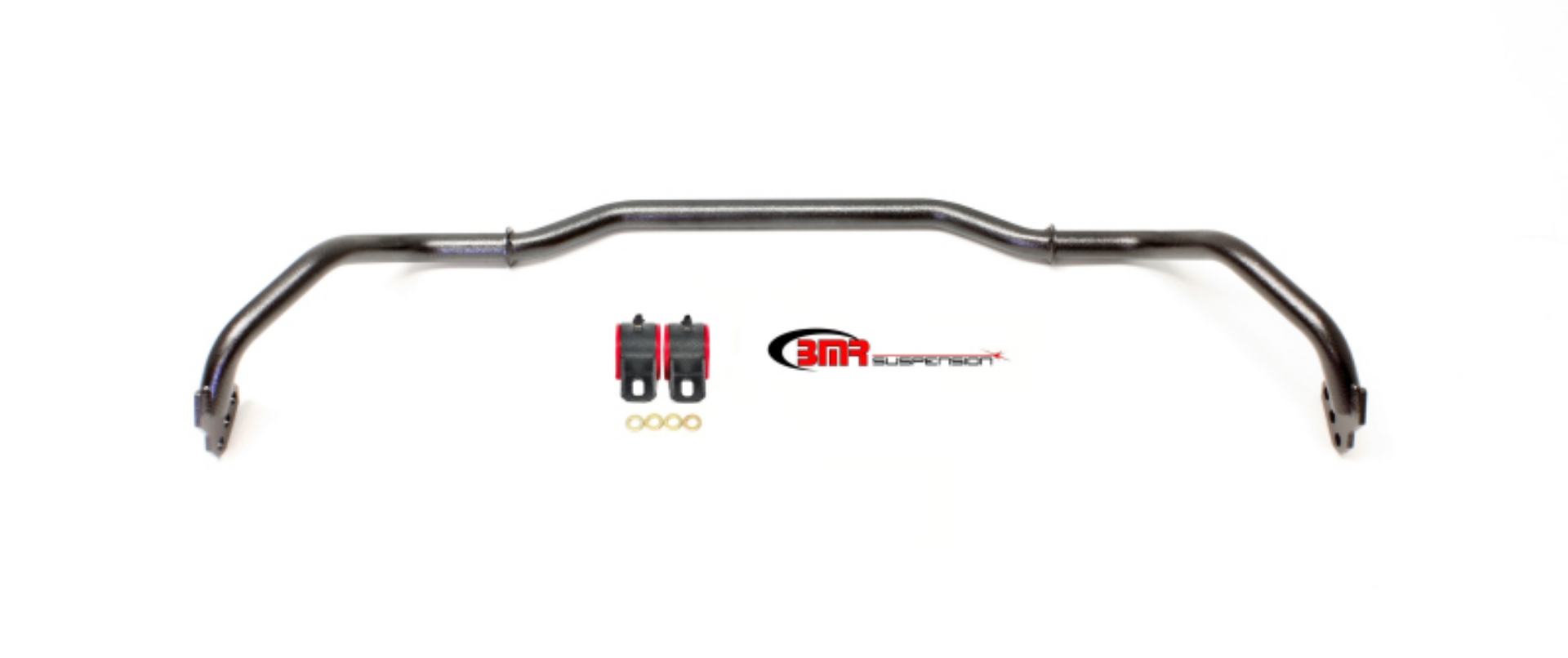 Picture of BMR 13-15 5th Gen Camaro Front Hollow 29mm Adj- Sway Bar Kit w- Bushings - Black Hammertone
