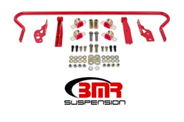 Picture of BMR 11-14 S197 Mustang Rear Hollow 25mm Adj- Sway Bar Kit w- Bushings - Red