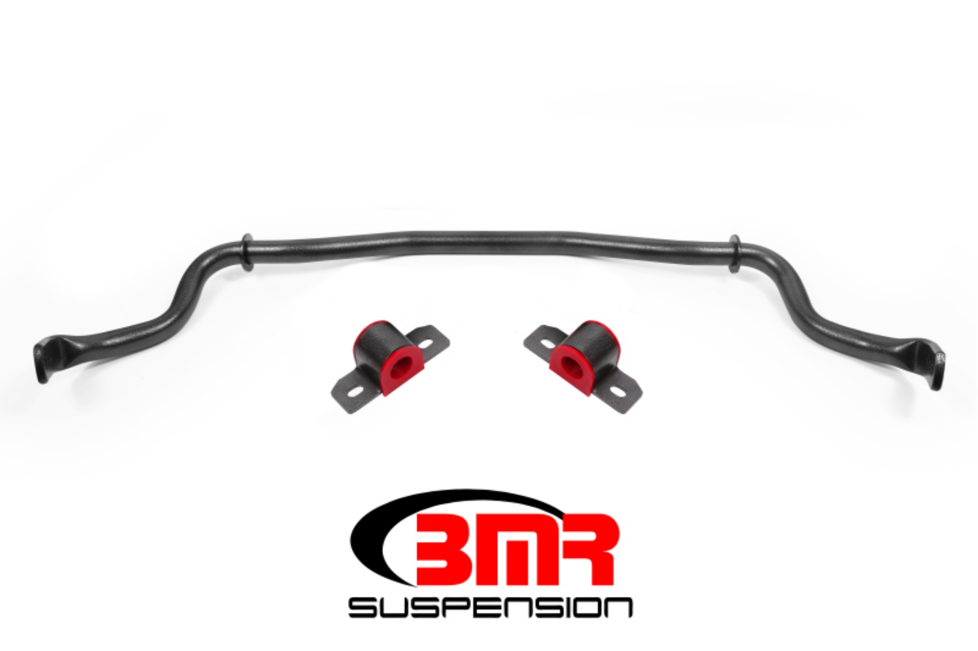Picture of BMR 15-17 S550 Mustang Front Hollow 35mm 3-Hole Adj- Sway Bar Kit - Black Hammertone