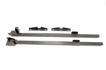 Picture of BMR 79-93 Fox Mustang Weld-On Boxed Subframe Connectors Outside Frame Exhaust - Black Hammertone
