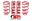Picture of BMR 64-66 A-Body Lowering Spring Kit Set Of 4 - Red