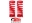 Picture of BMR 67-69 1st Gen F-Body Small Block Front Lowering Springs - Red