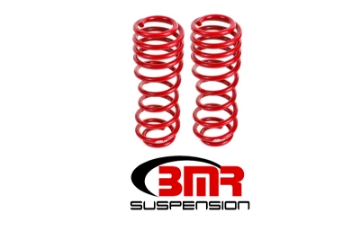 Picture of BMR 05-14 S197 Mustang GT-GT500 Rear Handling Version Lowering Springs - Red