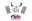 Picture of BMR 79-04 Fox Mustang Plate Style Torque Box Reinforcement Plates Upper Only - Natural