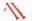 Picture of BMR 91-96 B-Body Non-Adj- STD- Length Lower Control Arms Polyurethane - Red