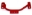 Picture of BMR 98-02 4th Gen F-Body Transmission Conversion Crossmember TH350 - Powerglide LS1 - Red