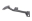 Picture of BMR 98-02 4th Gen F-Body Transmission Conversion Crossmember 4L80E LS1 - Black Hammertone