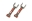 Picture of BMR 68-72 A-Body Non-Adj- Upper Control Arms Polyurethane - Black Hammertone