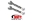 Picture of BMR 16-17 6th Gen Camaro Upper Trailing Arms w- Single Adj- Rod Ends - Black Hammertone