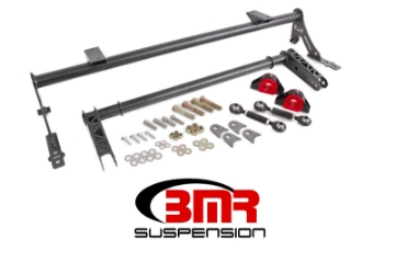 Picture of BMR 05-14 S197 Mustang Rear Bolt-On Hollow 35mm Xtreme Anti-Roll Bar Kit Poly - Black Hammertone