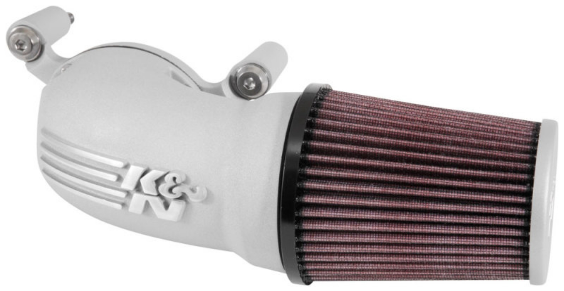 Picture of K&N 08-17 Harley-Davidson Touring Models Performance Air Intake System Silver