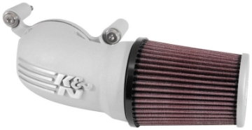 Picture of K&N 08-17 Harley-Davidson Touring Models Performance Air Intake System Silver