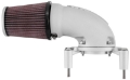 Picture of K&N 08-17 Harley-Davidson Touring Models Performance Air Intake System Silver