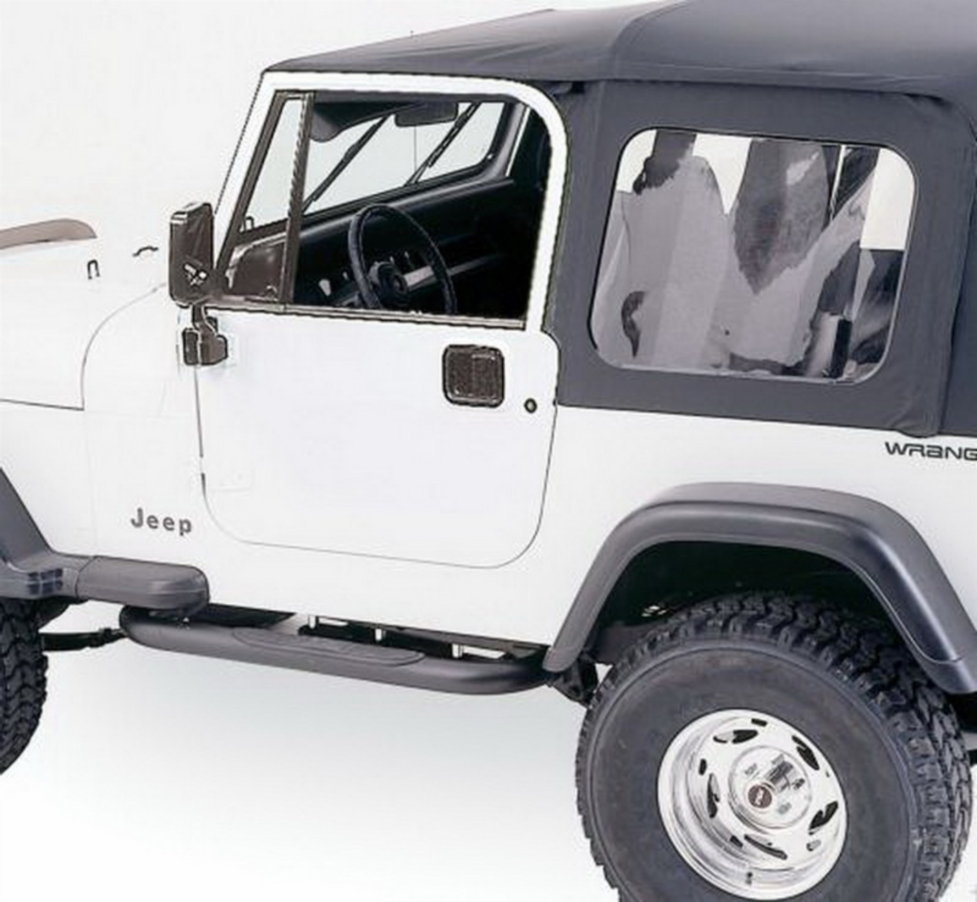 Picture of Rampage 86-95 Jeep Wrangler CJ7-YJ Complete Top - Black Diamond