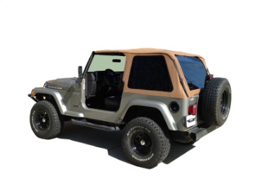 Picture of Rampage 1997-2006 Jeep WranglerTJ Frameless Soft Top Kit - Spice