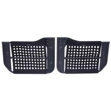 Picture of Rampage 2007-2018 Jeep WranglerJK 2-Door Tube Doors With Netting - Black